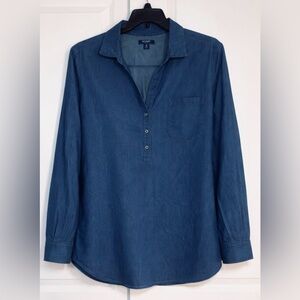 Old Navy Chambray Denim Pullover Shirt 🩵